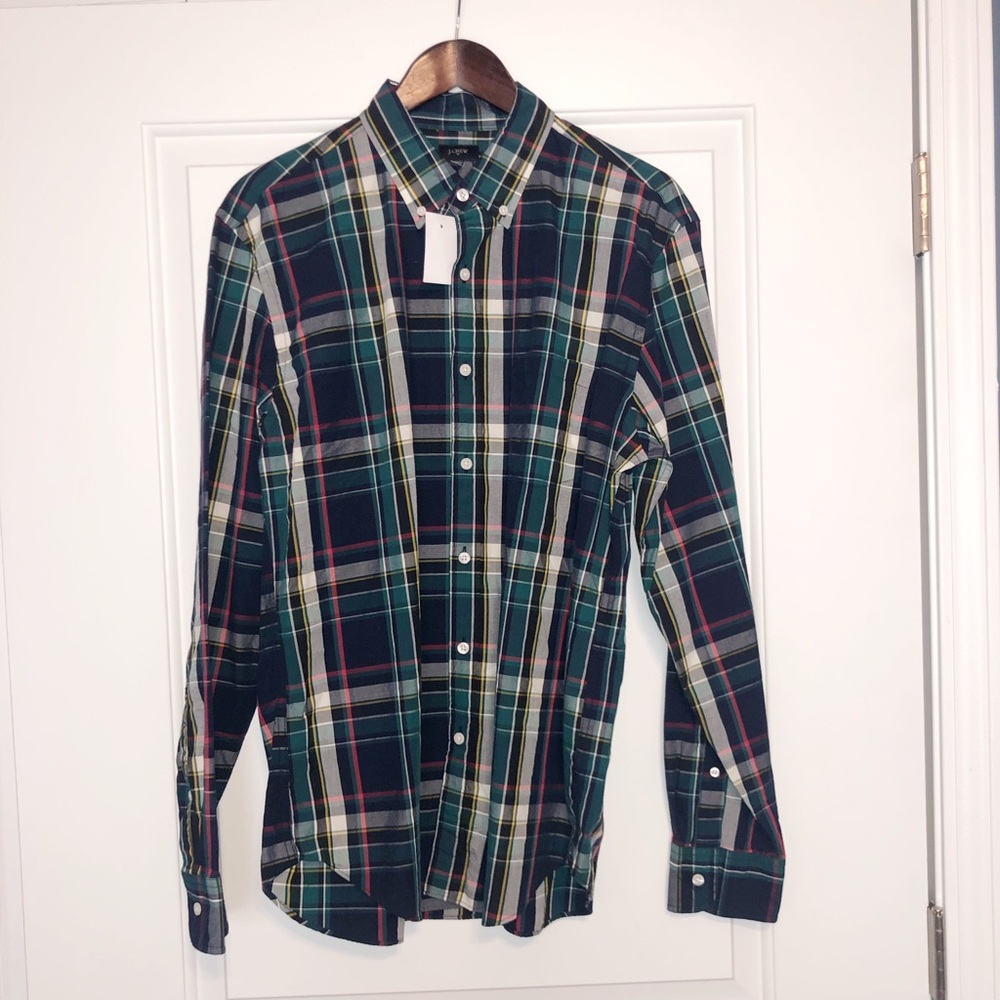 J. Crew Plaid Button Down Shirt